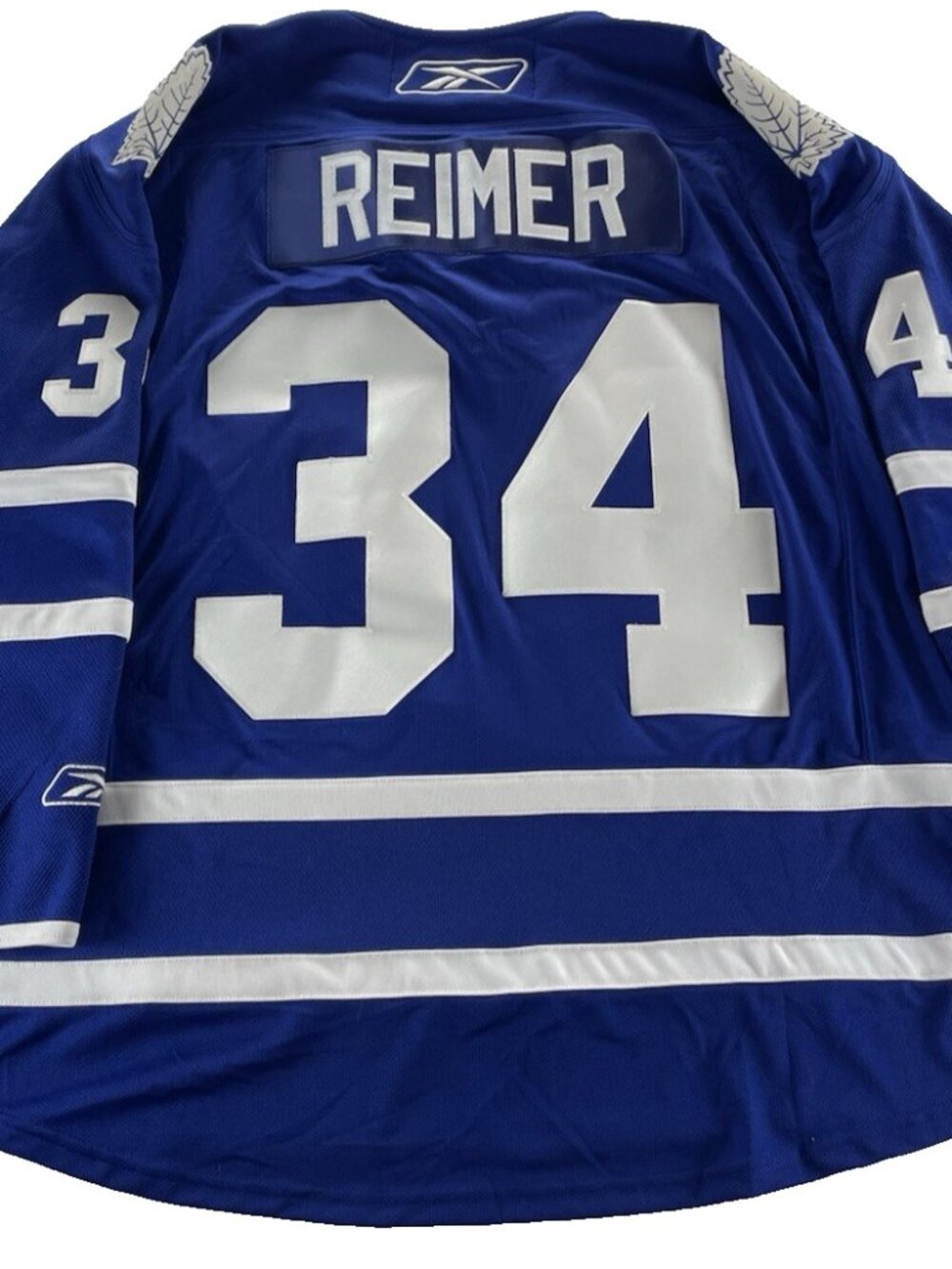 Reebok Toronto Maple Leafs James Reimer #34 NHL Jersey – Men’s XL – Official